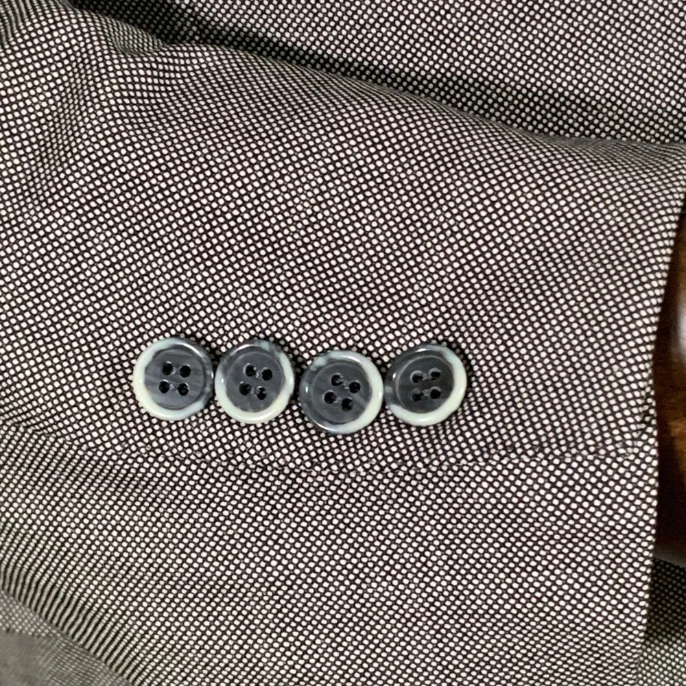 Brioni Augusto Sport Coat Mens 44R Gray Wool Blazer Saks Fifth Avenue Italy